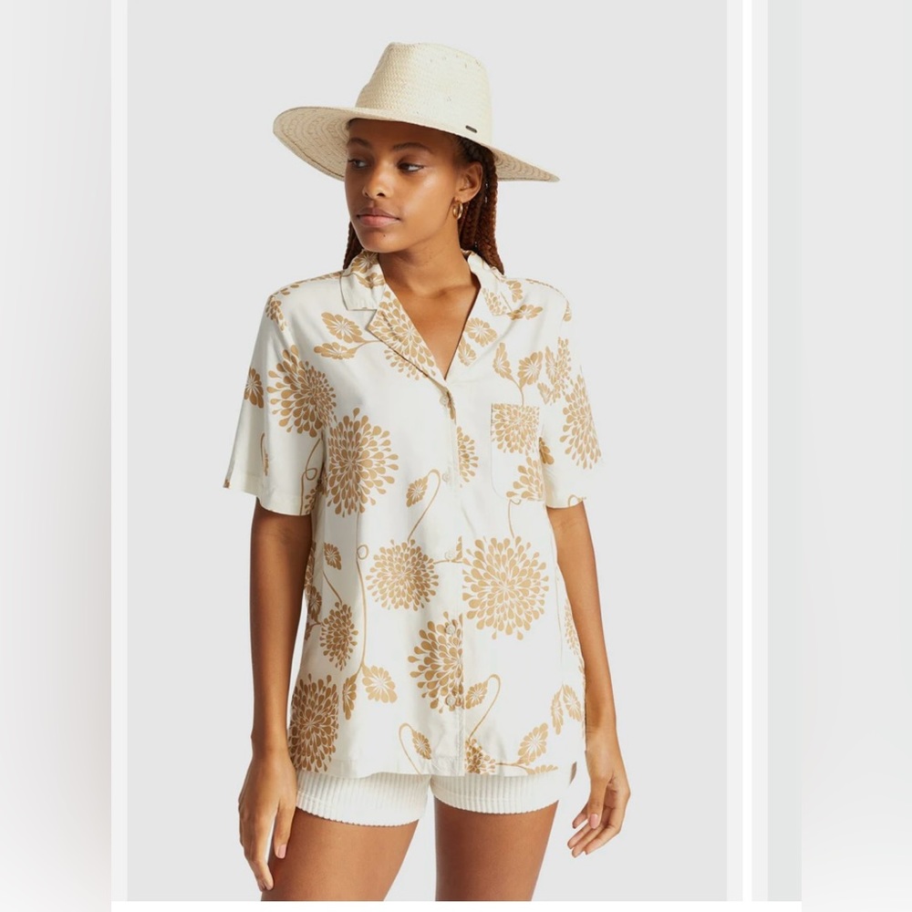 Bunker Garden Floral Boyfriend Shirt